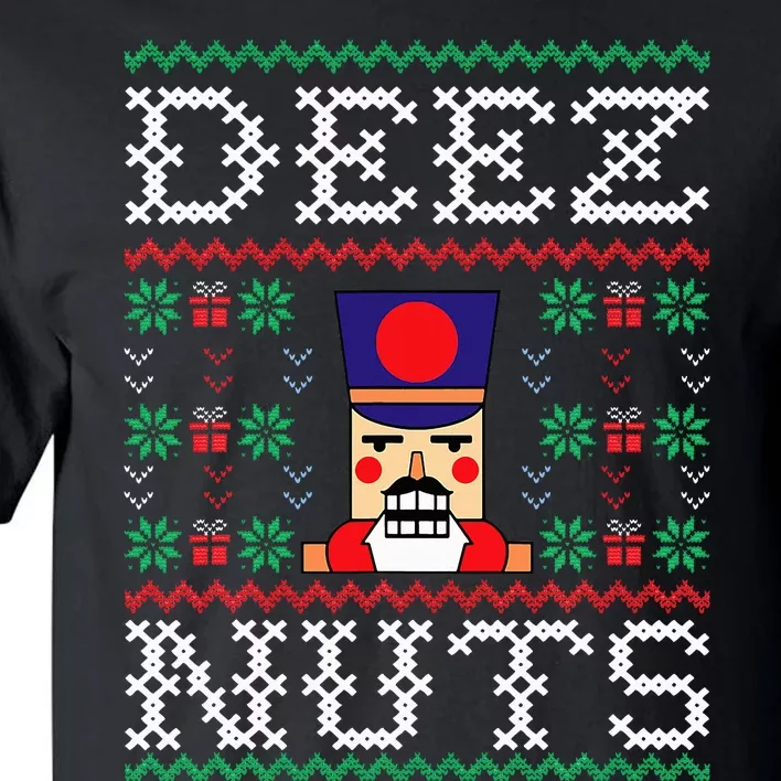 Funny Christmas Pajama Family Xmas Deez Nuts Nutcracker Nut Tall T-Shirt