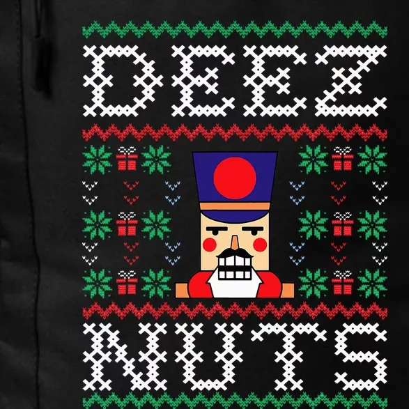 Funny Christmas Pajama Family Xmas Deez Nuts Nutcracker Nut Daily Commute Backpack