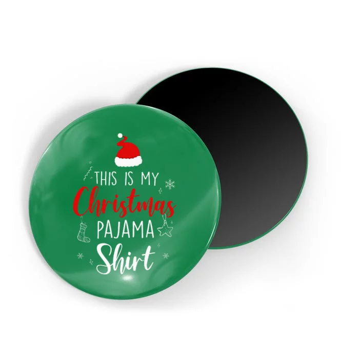 Funny Christmas Pj Pajama Women Pjs For Family Magnet