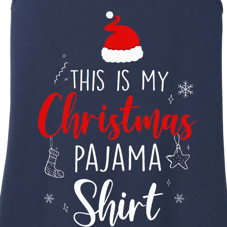 Funny Christmas Pj Pajama Women Pjs For Family Ladies Essential Tank