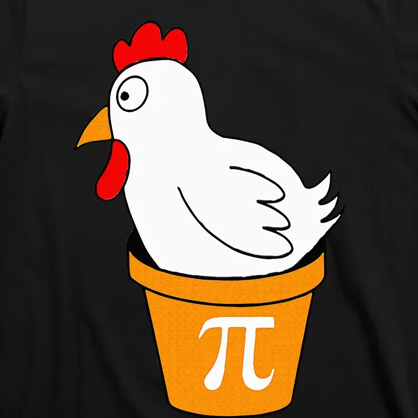 Funny Chicken Pot Pi Day Pie Math Lover Teacher Geek T-Shirt