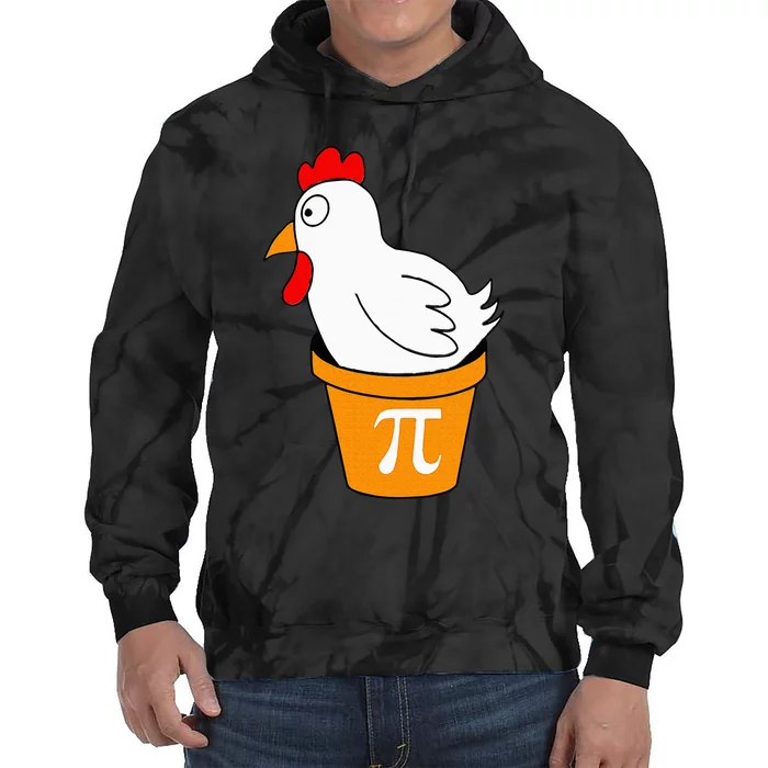 Funny Chicken Pot Pi Day Pie Math Lover Teacher Geek Tie Dye Hoodie