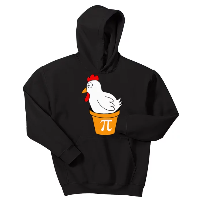 Funny Chicken Pot Pi Day Pie Math Lover Teacher Geek Kids Hoodie