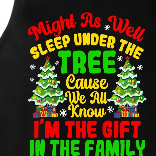 Funny Christmas Pajamas For Familys Womenss Ladies Tri-Blend Wicking Tank