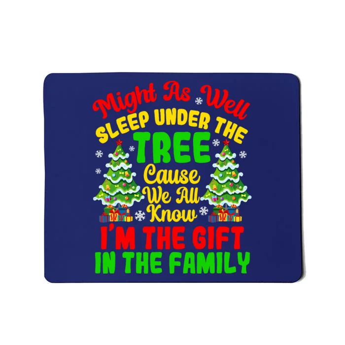 Funny Christmas Pajamas For Familys Womenss Mousepad