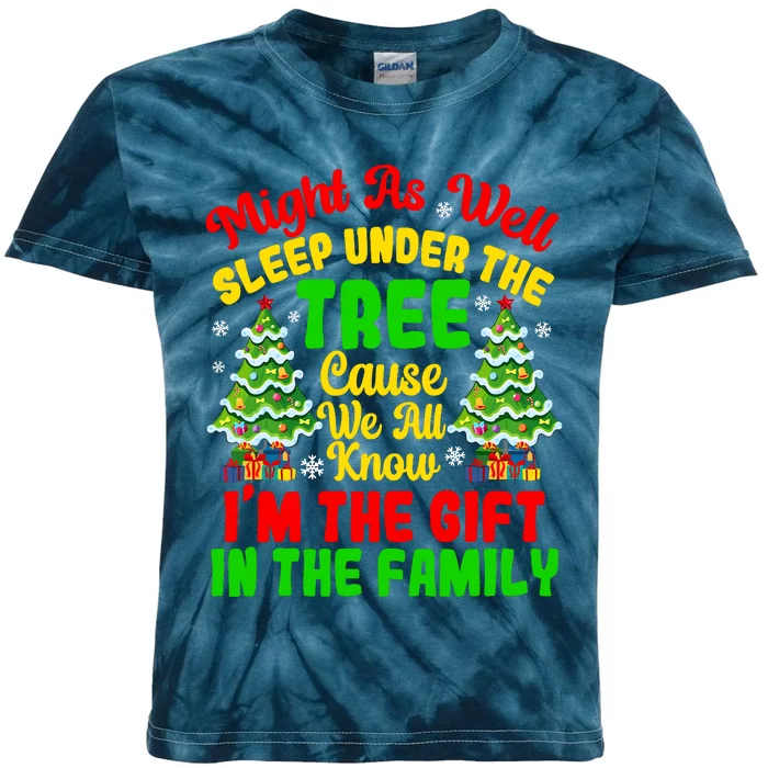 Funny Christmas Pajamas For Familys Womenss Kids Tie-Dye T-Shirt