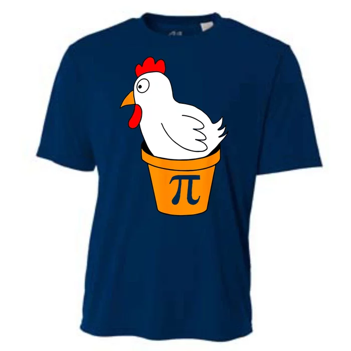 Funny Chicken Pot Pie Math Lover Gift Cooling Performance Crew T-Shirt