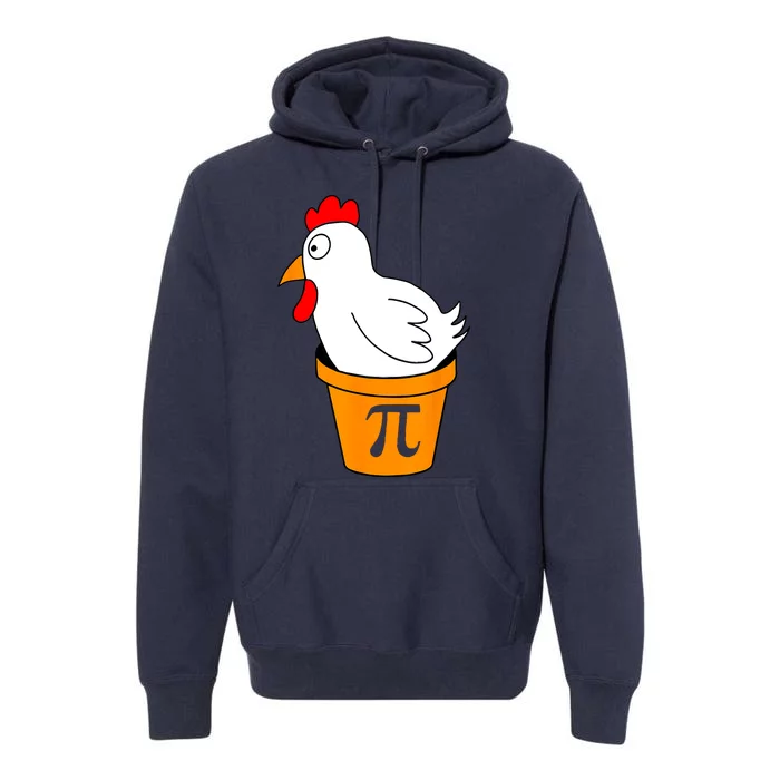 Funny Chicken Pot Pie Math Lover Gift Premium Hoodie