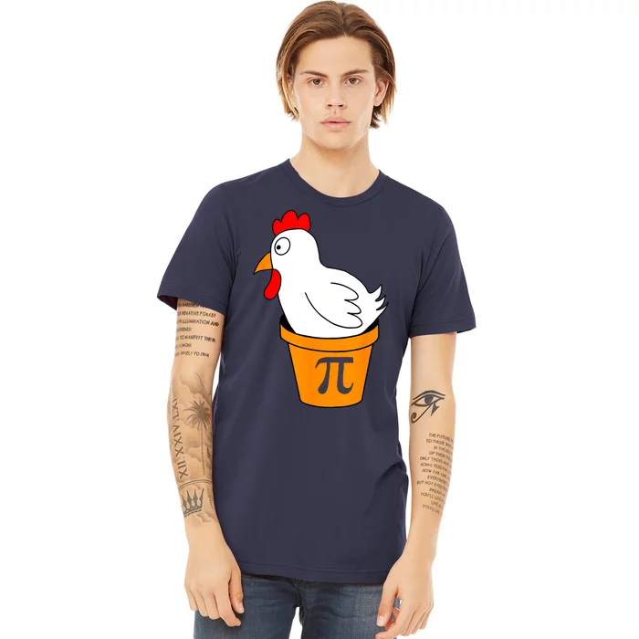 Funny Chicken Pot Pie Math Lover Gift Premium T-Shirt