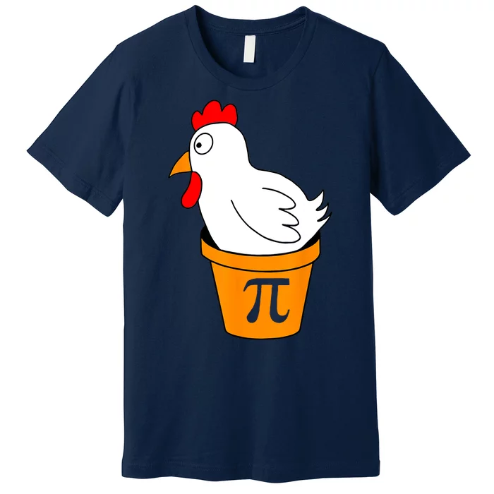 Funny Chicken Pot Pie Math Lover Gift Premium T-Shirt