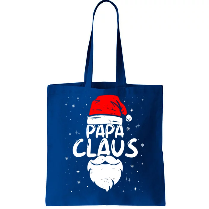 Funny Christmas Papa Claus Santa Pajama Matching Family Meaningful Gift Tote Bag