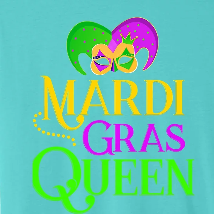 Funny Carnival Party Confetti Outfit Mardi Gras Queen Crow Gift ChromaSoft Performance T-Shirt