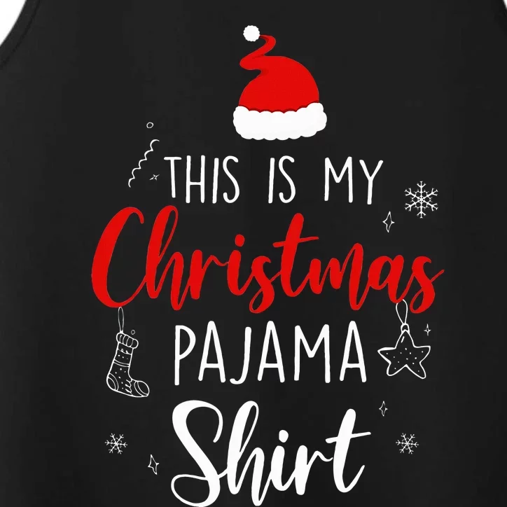 Funny Christmas PJ Pajama PJS for Family Performance Tank