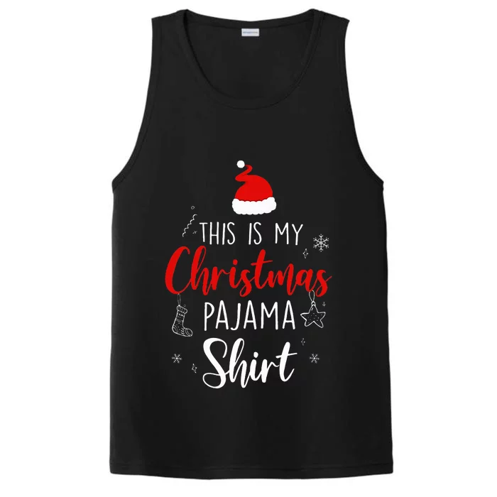 Funny Christmas PJ Pajama PJS for Family Performance Tank