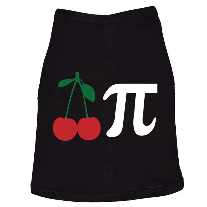 Funny Cherry Pi Day March 14 Math Lover Science Teacher Gift Doggie Tank