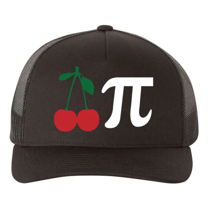 Funny Cherry Pi Day March 14 Math Lover Science Teacher Gift Yupoong Adult 5-Panel Trucker Hat