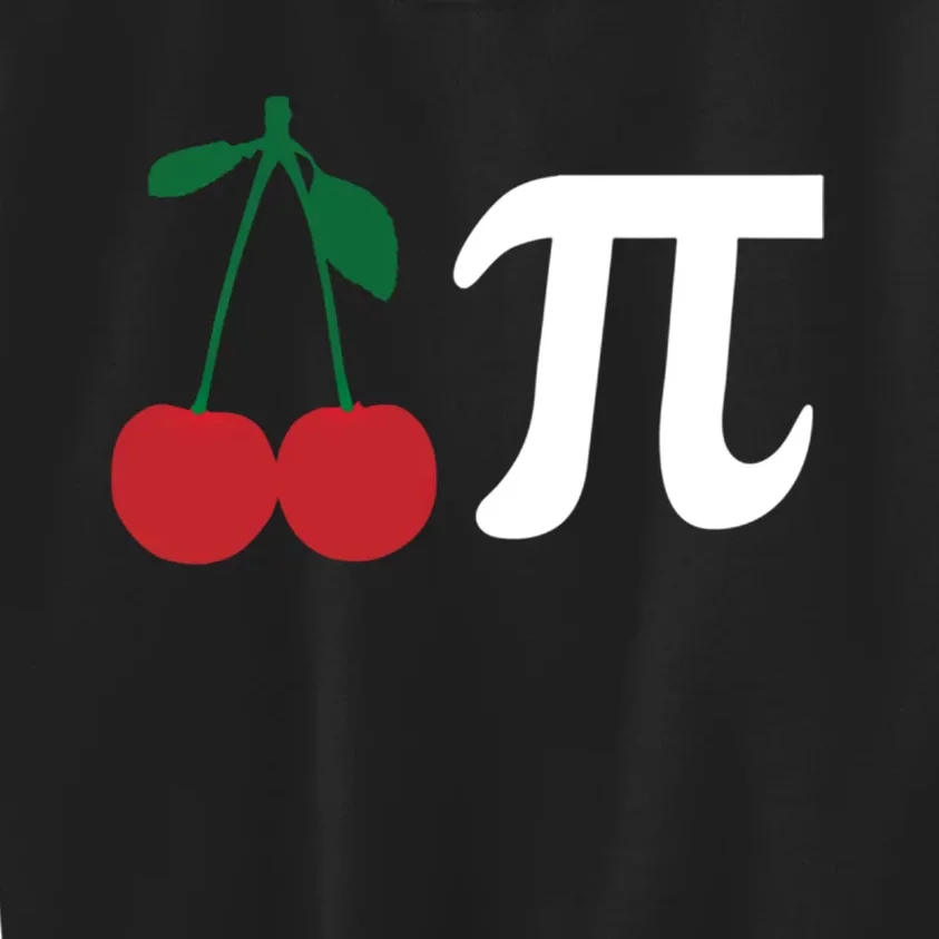 Funny Cherry Pi Day March 14 Math Lover Science Teacher Gift Kids Sweatshirt