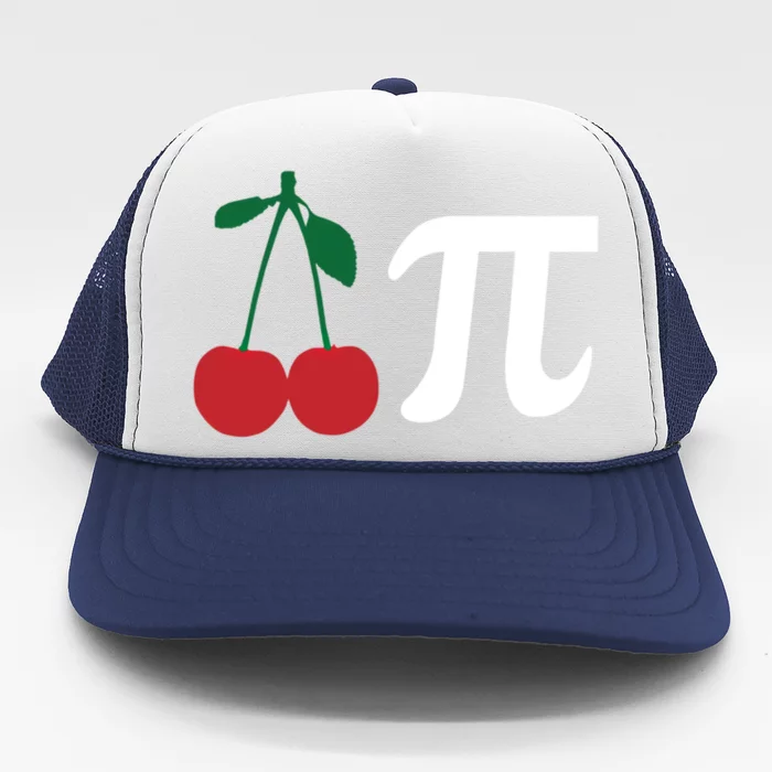 Funny Cherry Pi Day March 14 Math Lover Science Teacher Gift Trucker Hat