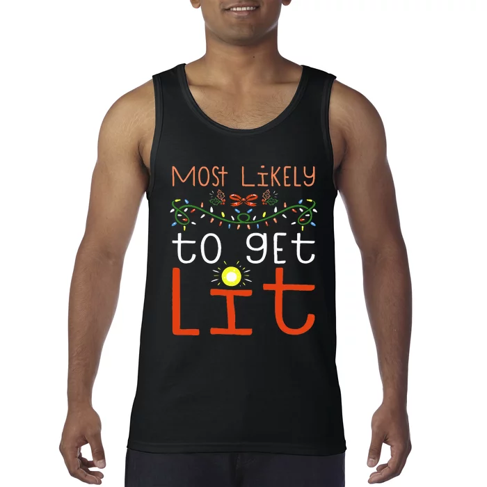 Funny Christmas Party Drinking Game Tank Top