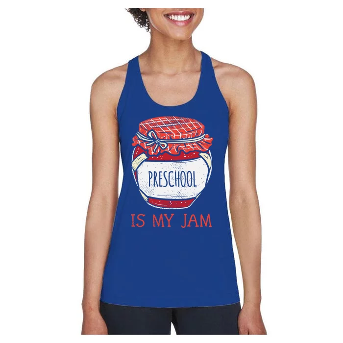 Fun Cute Preschool Teacher Gift Women's Racerback Tank