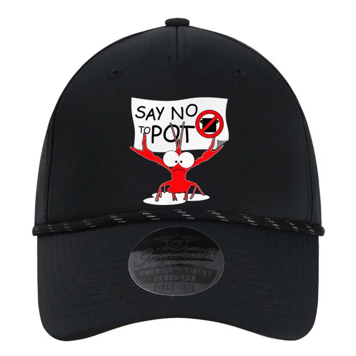 Funny Crawfish Pun Say No To Pot Lobster Festival Performance The Dyno Cap