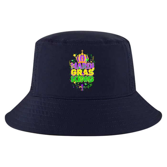 Funny Carnival Party Confetti Outfit Mardi Gras King Crown Cool Comfort Performance Bucket Hat