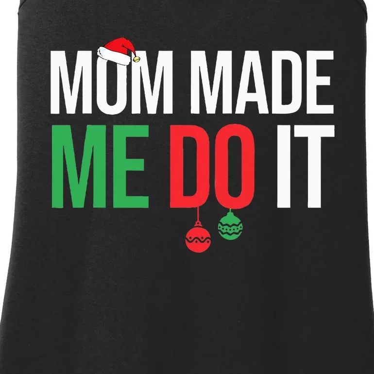 Family Christmas Pajamas Matching Mom Ladies Essential Tank