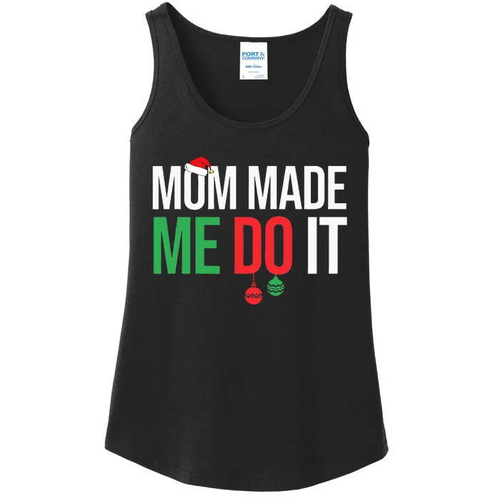 Family Christmas Pajamas Matching Mom Ladies Essential Tank