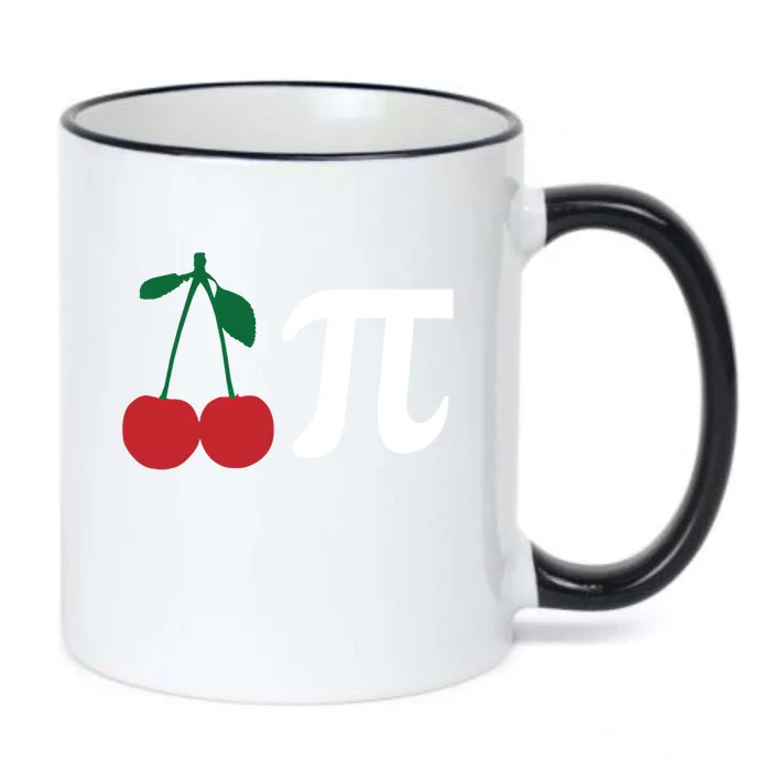 Funny Cherry Pi Day March 14 Math Lover Science Teacher Cute Gift Black Color Changing Mug