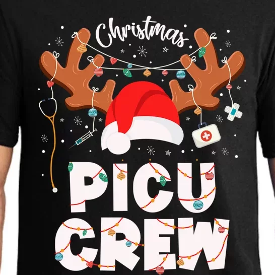 Funny Christmas Picu Crew Nurse Squad And Group Nursing XMas Cute Gift Pajama Set