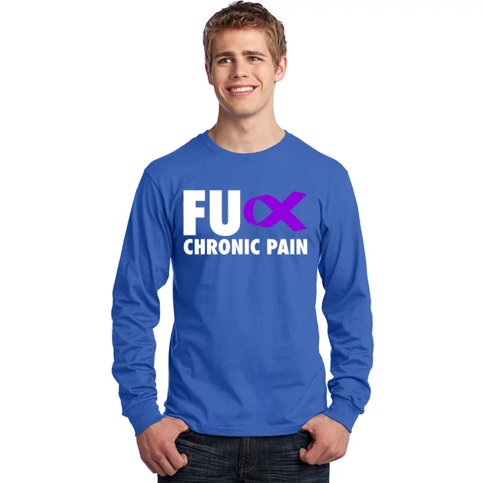 Fu Chronic Pain Purple Ribbon Cool Gift Long Sleeve Shirt