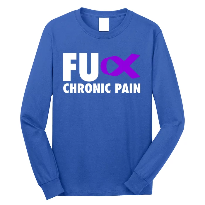 Fu Chronic Pain Purple Ribbon Cool Gift Long Sleeve Shirt