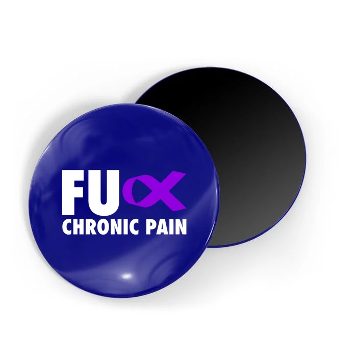 Fu Chronic Pain Purple Ribbon Cool Gift Magnet