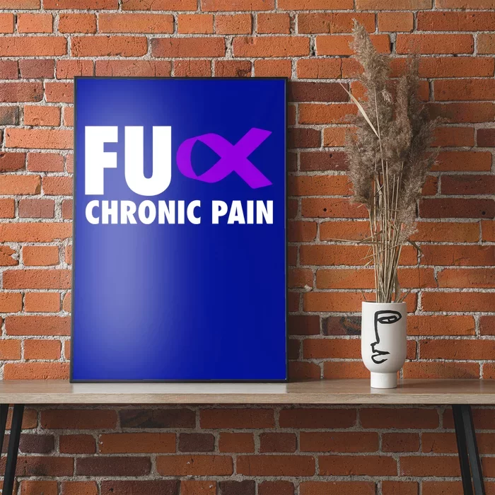 Fu Chronic Pain Purple Ribbon Cool Gift Poster