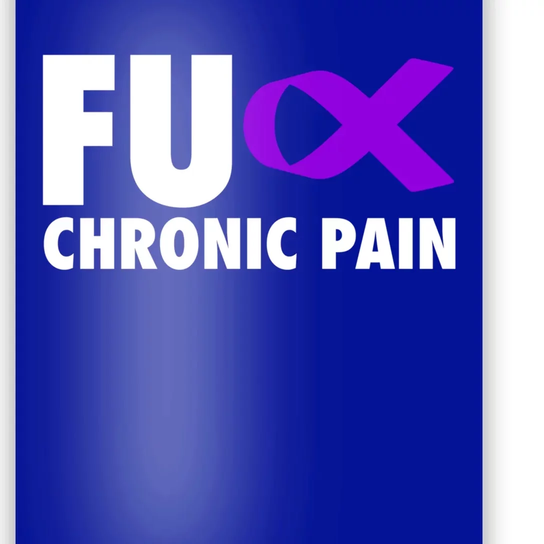 Fu Chronic Pain Purple Ribbon Cool Gift Poster