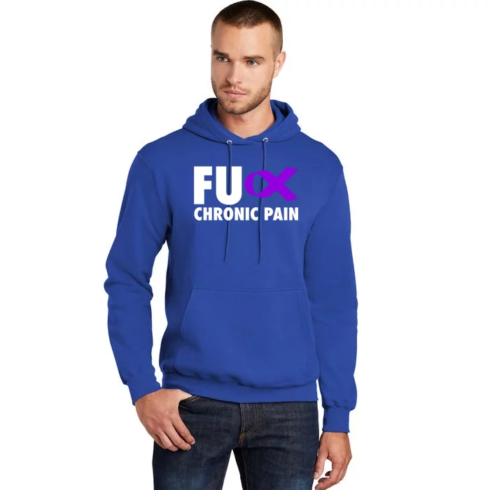 Fu Chronic Pain Purple Ribbon Cool Gift Tall Hoodie