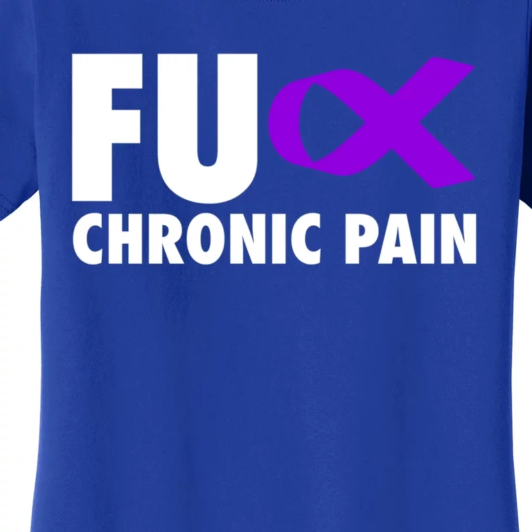 Fu Chronic Pain Purple Ribbon Cool Gift Women's T-Shirt