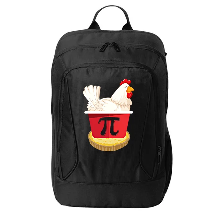 Funny Chicken Pot Pi Design Day Pie Day Math Lover Gift City Backpack