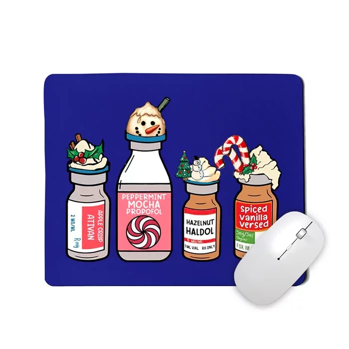 Funny Christmas Peppermint Propofol Nurse Rn Icu Cma Nicu Gift Mousepad