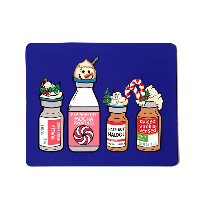 Funny Christmas Peppermint Propofol Nurse Rn Icu Cma Nicu Gift Mousepad