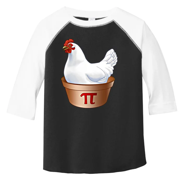 Funny Chicken Pot Pi (Pot Pie) Math Poultry Farmer Gift Toddler Fine Jersey T-Shirt