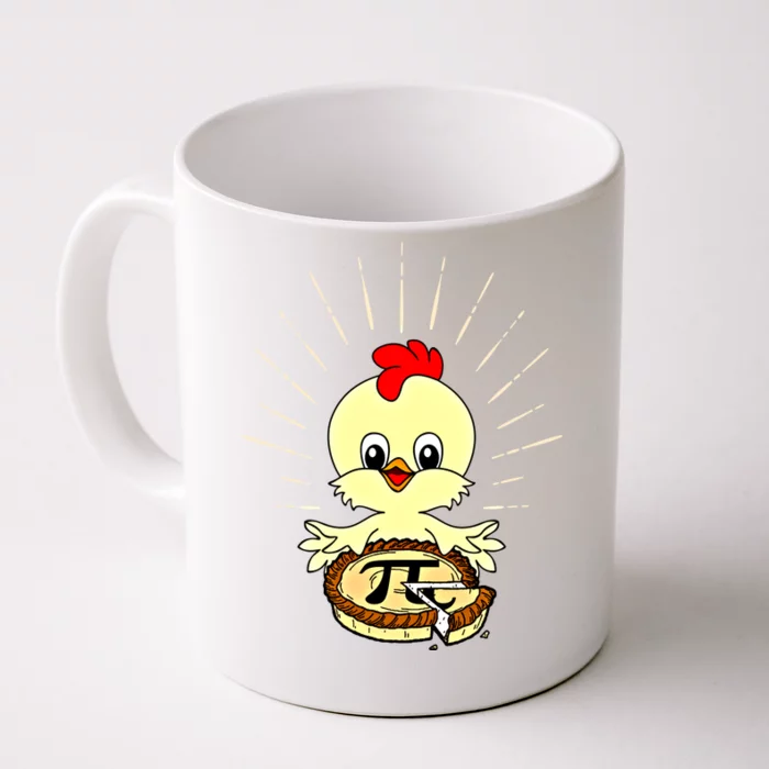 Funny Chicken Pot Pie Pi Day Math Lover 3 14 Nerd Mathematic Cool Gift Front & Back Coffee Mug