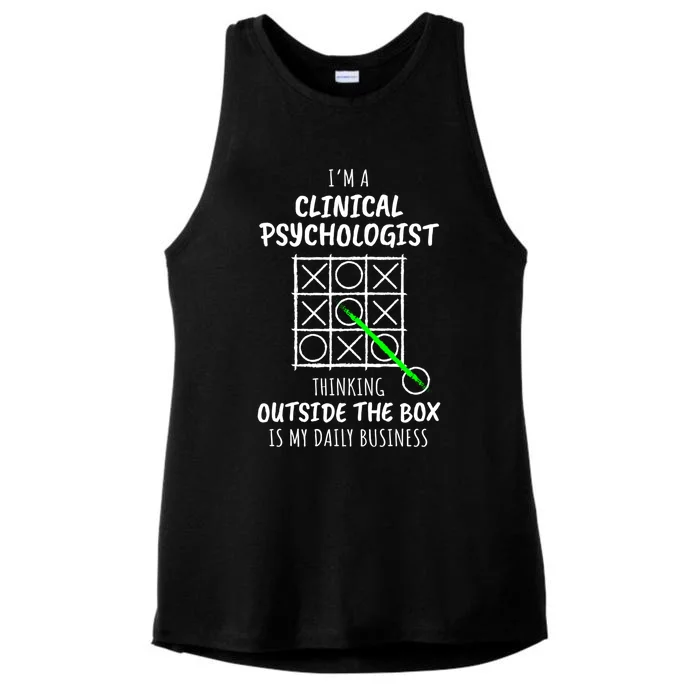 Funny Clinical Psychologist Gift Ladies Tri-Blend Wicking Tank