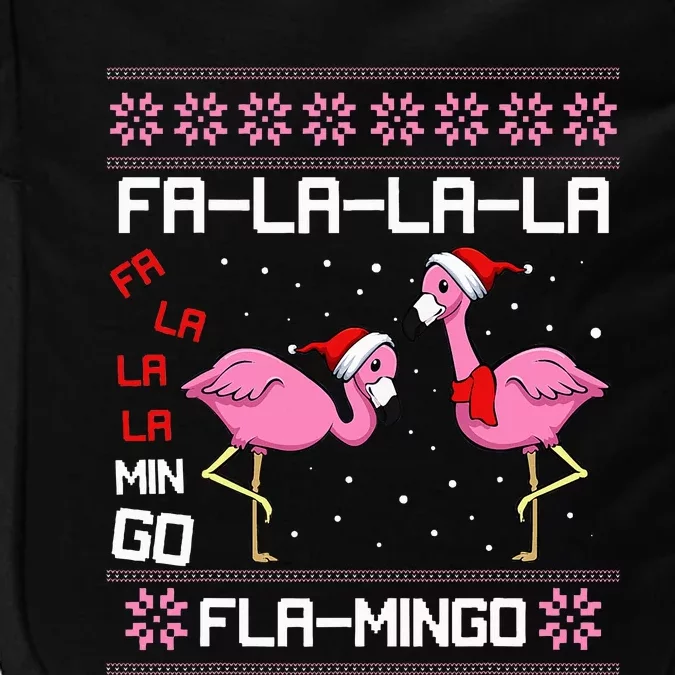 Flamingo Christmas Pajama Set Festive Holiday Impact Tech Backpack