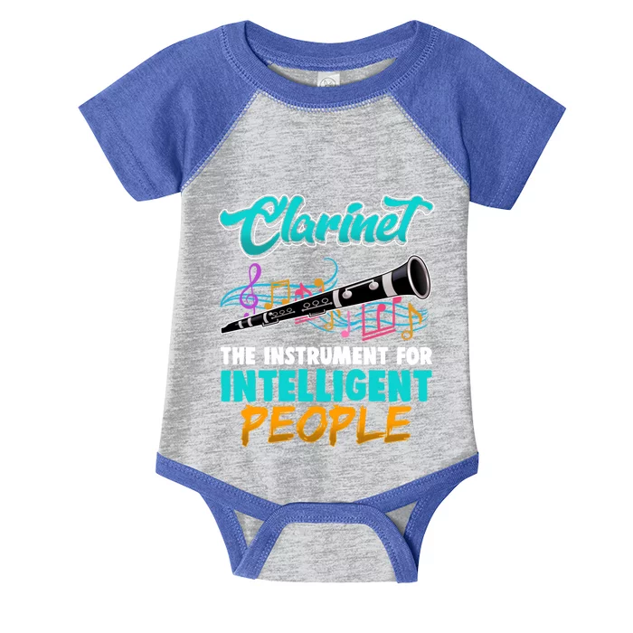 Funny Clarinet Player Funny Gift For Marching Bands Members Gift Infant Baby Jersey Bodysuit