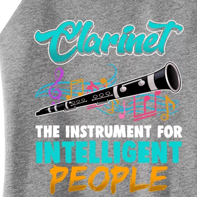 Funny Clarinet Player Funny Gift For Marching Bands Members Gift Women’s Perfect Tri Rocker Tank