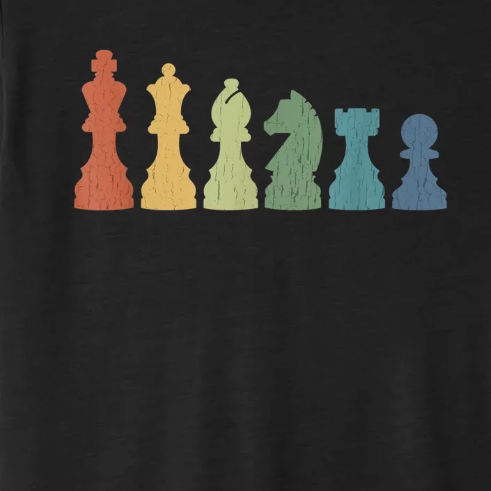 Funny Chess Pieces Board Game Lover Player Themed Chess Gift ChromaSoft Performance T-Shirt