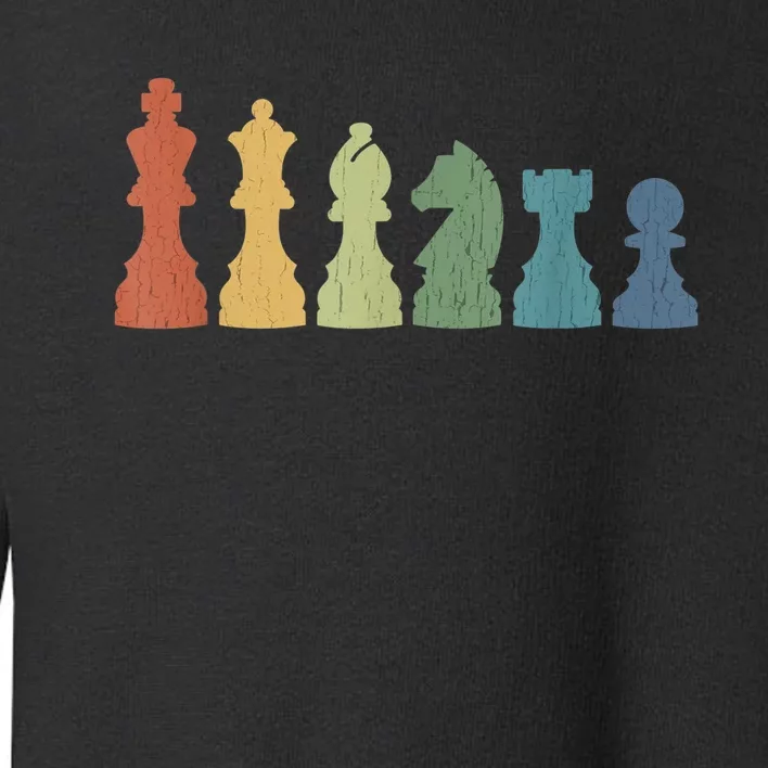 Funny Chess Pieces Board Game Lover Player Themed Chess Gift Toddler Sweatshirt