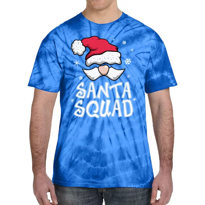 Family Christmas Pajamas Santa Squad Matching Christmas Tie-Dye T-Shirt