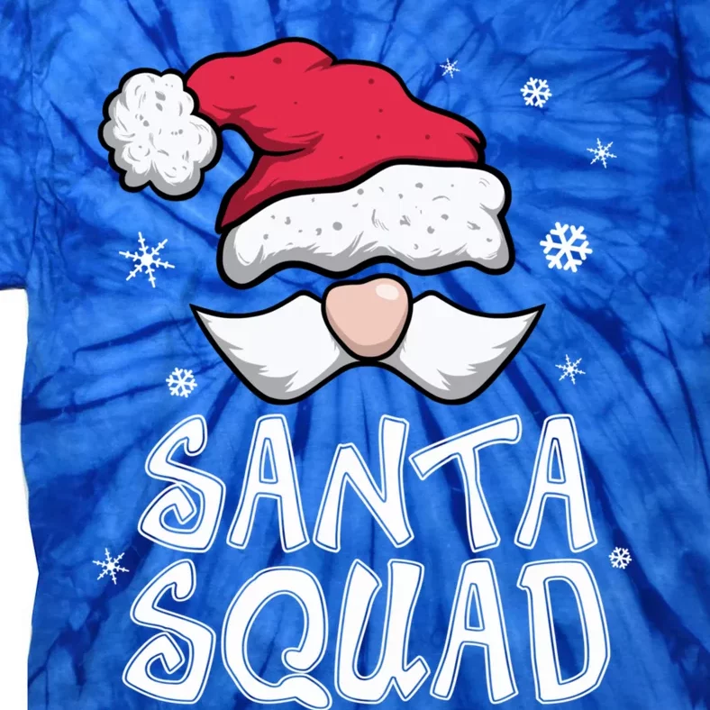 Family Christmas Pajamas Santa Squad Matching Christmas Tie-Dye T-Shirt